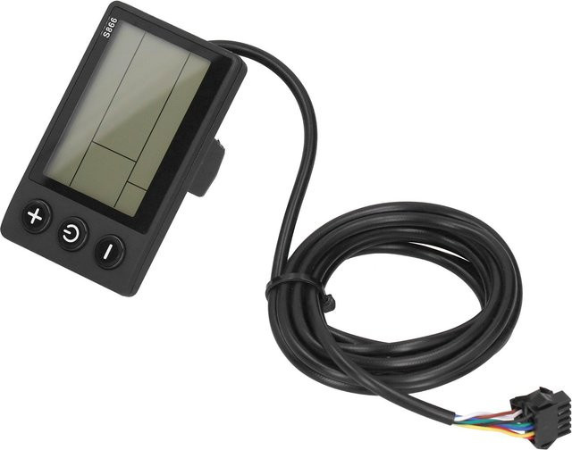 Wasserdichtes LCD-Anzeigefeld für Elektrofahrräder und Roller, 48V, Grau - Bild 1