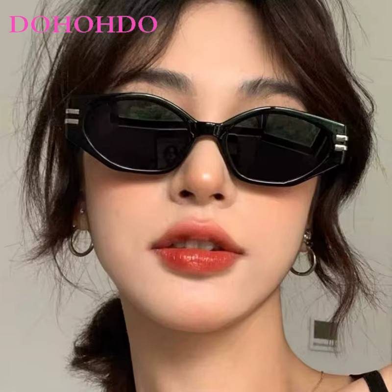 DOHOHDO Sonnenbrille, oval, Vollrand, Kunststoff, schwarz, Unisex - Bild 3
