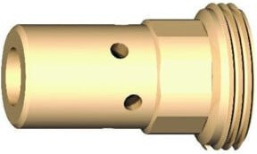 TRAFIMET Düsenstock M8 Standard 25mm MB400/500 in Gold - Bild 1