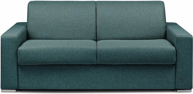 Vente-unique Schlafsofa Calito Blau Stoff Breite: 194 cm - Bild 1