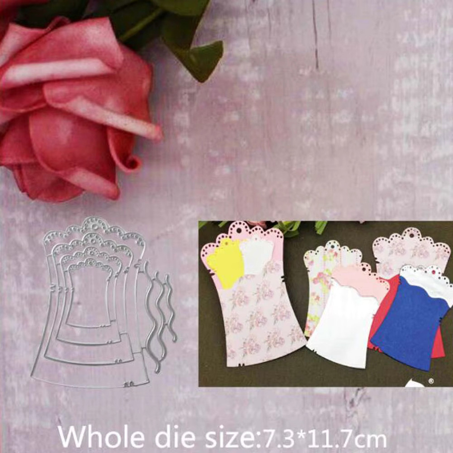 Metall Stanzform DIY Layering Label für Scrapbooking und Handwerk - Bild 4