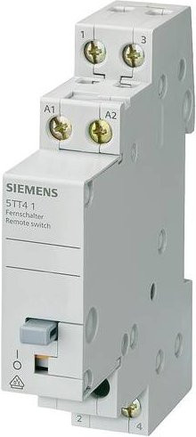 Siemens Fernschalter Hutschiene 5TT4102-4 mit 2 Schließern 400V 16A in Weiß - Bild 1