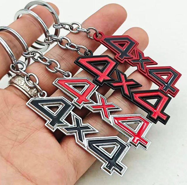 Schlüsselanhänger Metall, 4x4, Unisex - Bild 1