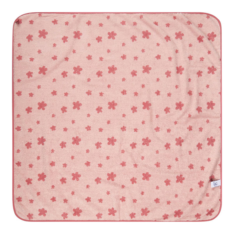Sterntaler Kapuzenbadetuch für Kinder aus flauschigem Baumwoll-Terry, Pink, B/H: 100 x 100 cm - Bild 2
