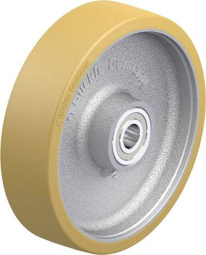 Blickle Schwerlast-Rad GVU 302/30K in Silber und Gelb mit einem Durchmesser von 300 mm und einer Tragfähigkeit von 2400 kg - Bild 1