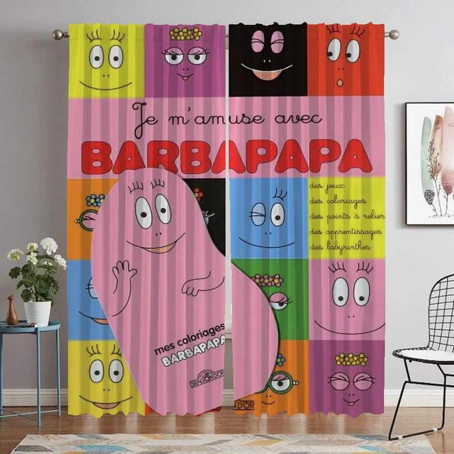 Yiran Furniture Moskitonetze als Innenvorhänge aus Tüll, 2 Stück, Multicolour, B: 86 cm, H: 137 cm - Bild 1