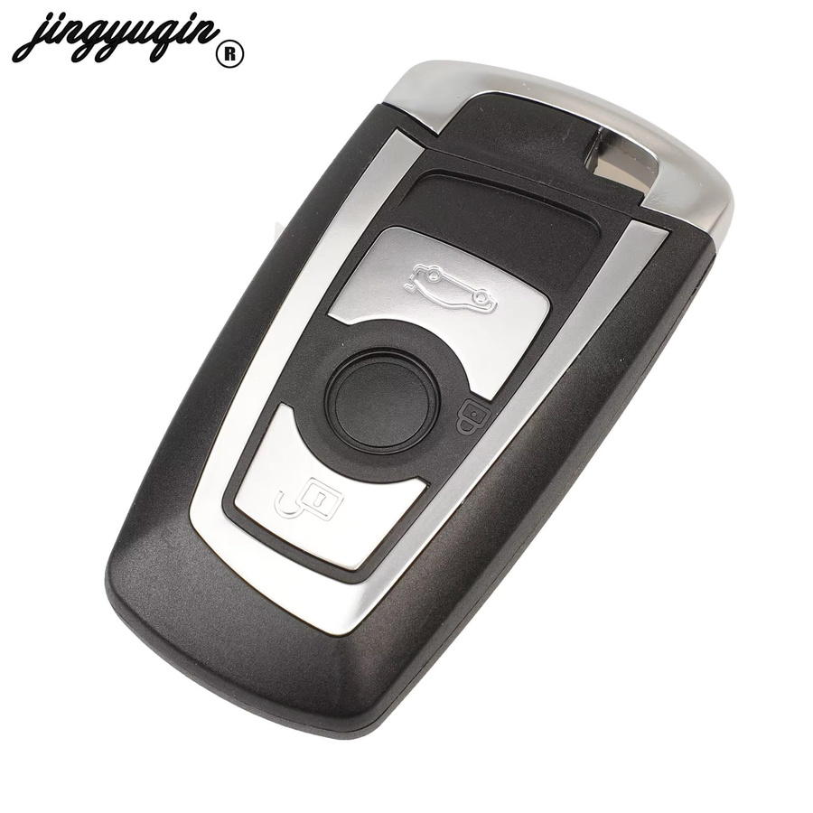 Jingyuqin Smart Remote Key Shell für BMW 3 5 7 Serie X5 X6 F20 F22 F30 CAS4 FEM, Schwarz - Bild 2