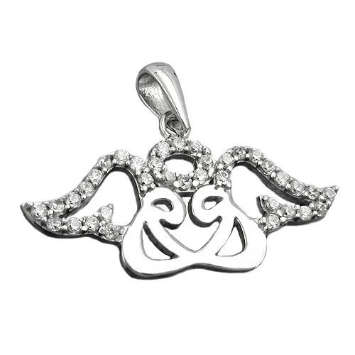 SIGO Anhänger Engel Heiligenschein, 925 Silber, Unisex - Bild 1