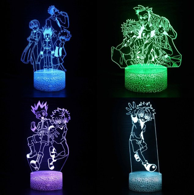 Bandai Hunter x Hunter Gon Freecss Killua Zoldyck Figuren, Nachtlichter - Bild 1