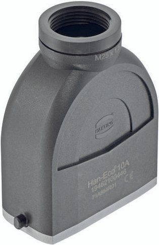 Harting Tüllengehäuse 19462100446 aus Kunststoff in Schwarz und Grau - Bild 1