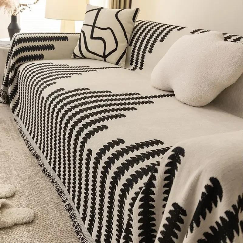 Yiran Furniture Sofaüberwurf aus Polyester, rutschfester Sofabezug für alle vier Jahreszeiten, B/T: 180 x 130 cm - Bild 3