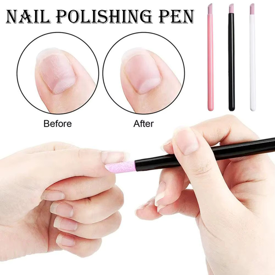 eelhoe Nagelkunst-Set, Quarz-Schleifstift, Nagelhautschere, Schwarz, Unisex - Bild 2