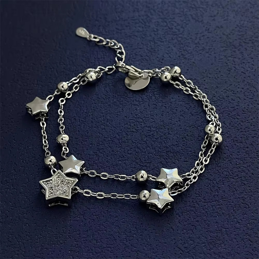 Armband 925 Silber, Perle, Zirkonia, Damen - Bild 2