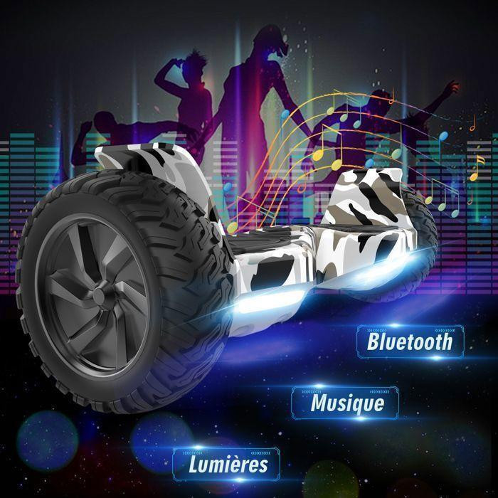 RCB Hoverboard Hummer All-Terrain, 8,5 Zoll, LED, Bluetooth, Camouflage - Bild 4