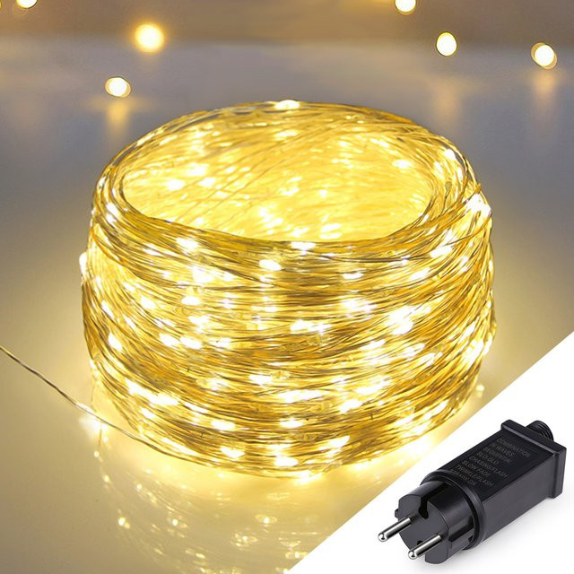 Guillermo Outdoor LED String Licht Girlande Wasserdichte FairyLight Kette aus Kupferdraht für Weihnachten, Hochzeit und Party - Bild 1