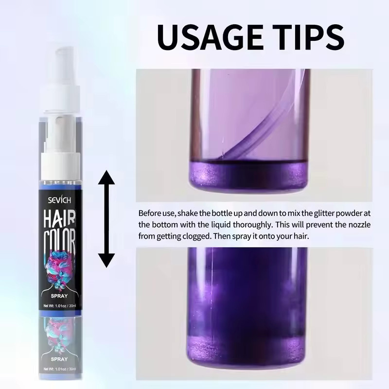 Sevich Temporäre Haarfarbe Spray, 30 ml, Unisex - Bild 5