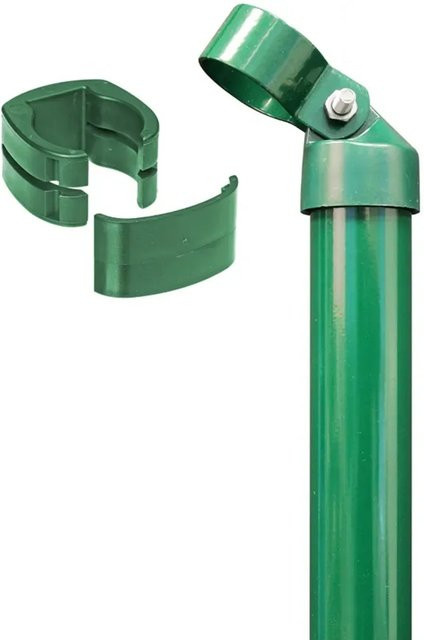 Alberts Fix-Clip Pro Eck-Set für Zaun in Grün, Höhe: 122 cm, zum Einbetonieren - Bild 1