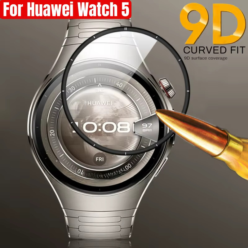 FancyWrist Displayschutzfolie für Huawei Watch 5, 42 mm/46 mm, Schwarz - Bild 2