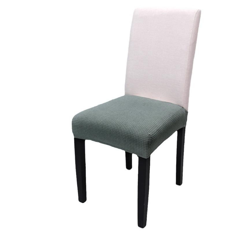 Yiran Furniture Elastischer Esszimmerstuhlbezug aus Polyester in Blau mit Karomuster, B/T/H: 35 x 34 x 2 cm - Bild 1