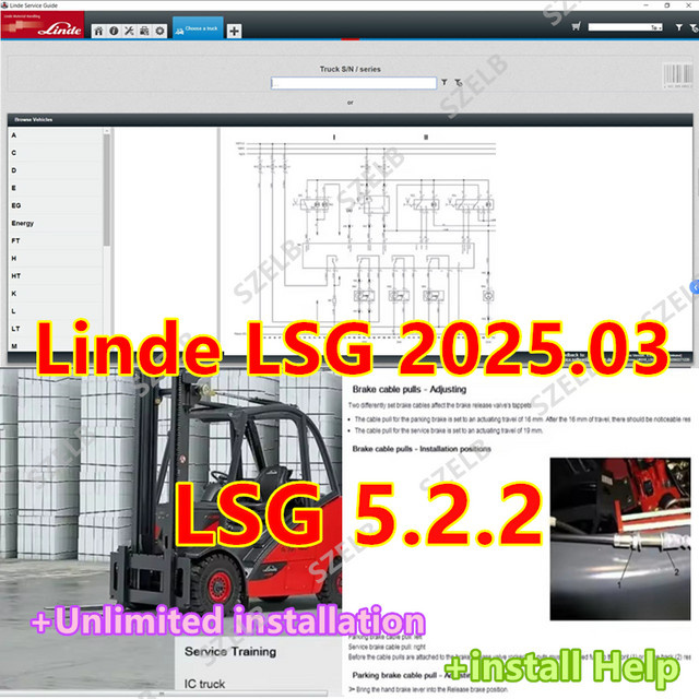 Linde Service Guide LSG 5.2.2 U0310 mit Installationshilfe und Unlocked Keygen - Bild 1
