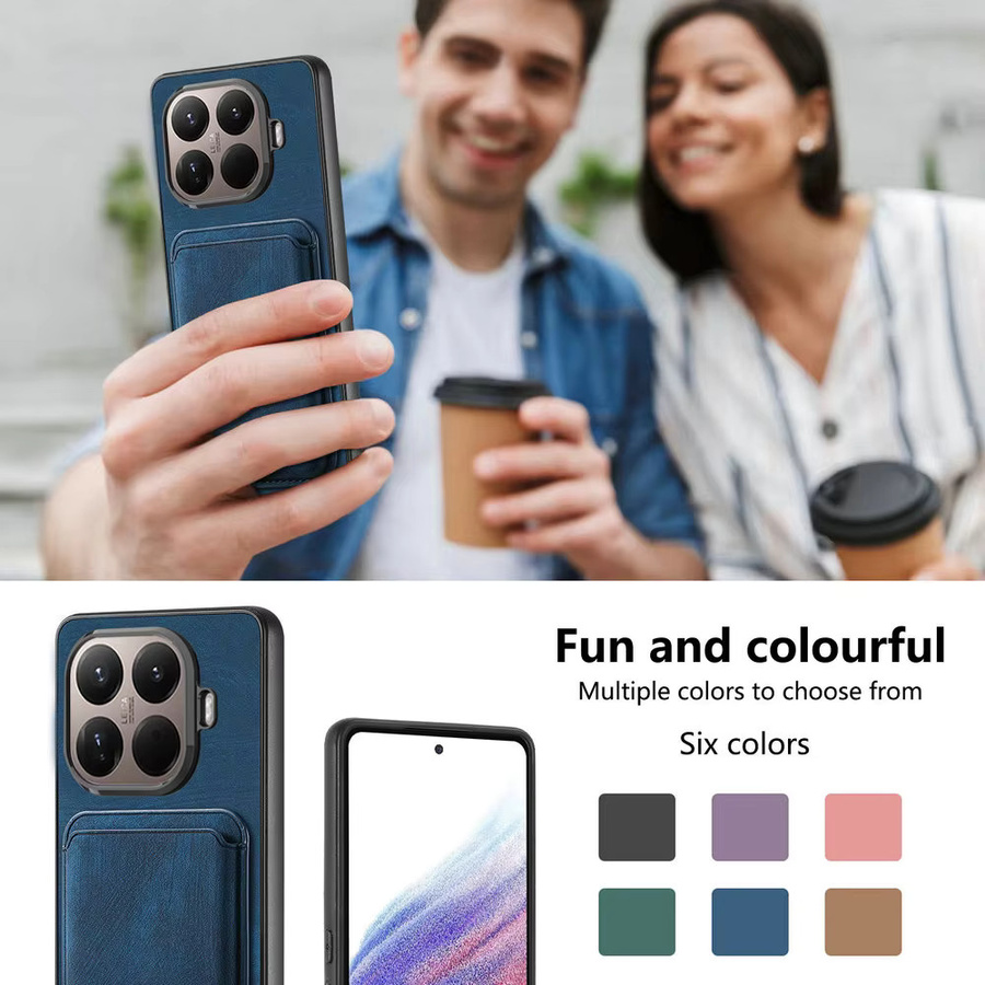 Magnetische Leder-Kartenhülle für Xiaomi 17T Pro 15T 5G und 17 Ultra in Grün - Bild 3