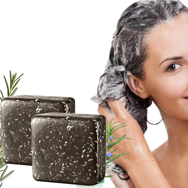 HOEGOA Rosmarin-Shampoo-Riegel, 100 g, Unisex, mit Rosmarinöl - Bild 1