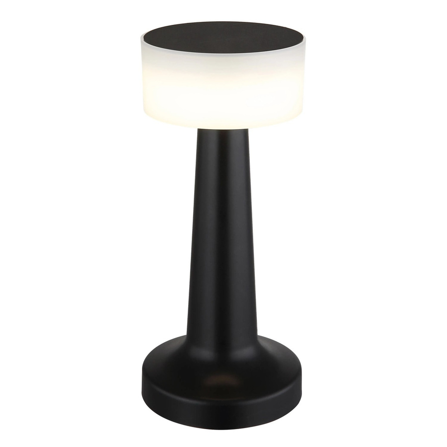 Globo Tischleuchte Angelika LED Dimmbar mit Touch-Funktion, Schwarz Matt, Kunststoff, Höhe: 21,5 cm - Bild 2
