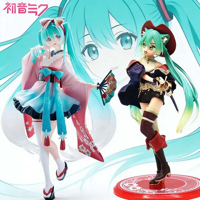 Bandai Hatsune Miku Actionfigur, 19cm, Kunststoff, Bunt / Mehrfarbig - Bild 1