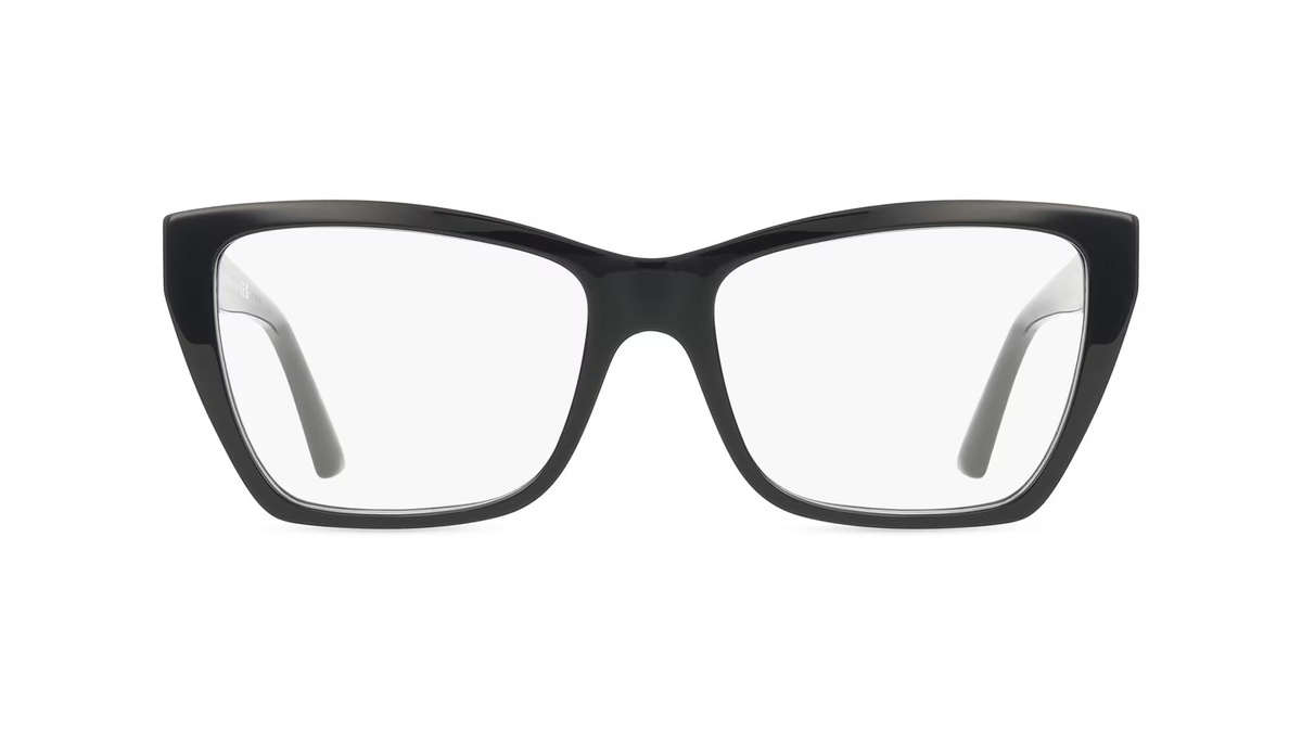 Jimmy Choo JC3028 Korrektionsbrille, Vollrand, Cat Eye, Acetat, Damen, schwarz - Bild 1