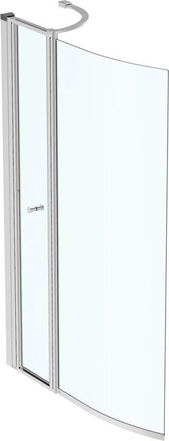 Ideal Standard Duschwand Connect Air aus Glas mit Tür, transparent, beidseitig verwendbar - Bild 1