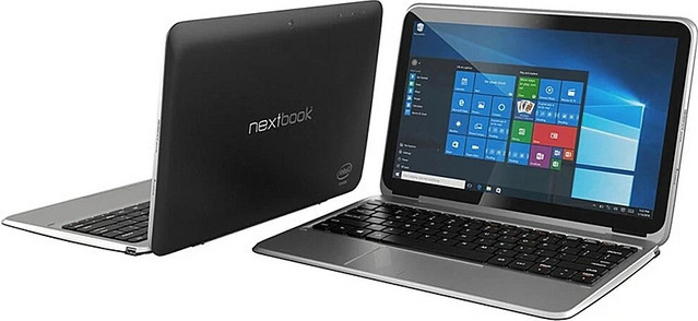 Glavey Windows 10 Tablet 11,6 Zoll in Silber mit Pin-Docking-Tastatur, Intel Atom 3735G, 2 GB RAM, 64 GB ROM, IPS-Display und HDMI-Anschluss - Bild 1