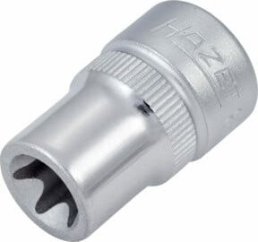 Hazet TX Steckschlüssel-Einsatz 880-E11 E11 Vierkant hohl 10 mm 3/8 Zoll in Silber - Bild 1
