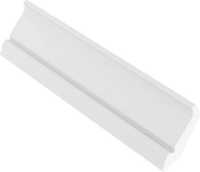 Vente-unique Zierleiste Gesims Etiria aus Polystyrol, Weiß, Länge: 290 cm - Bild 1
