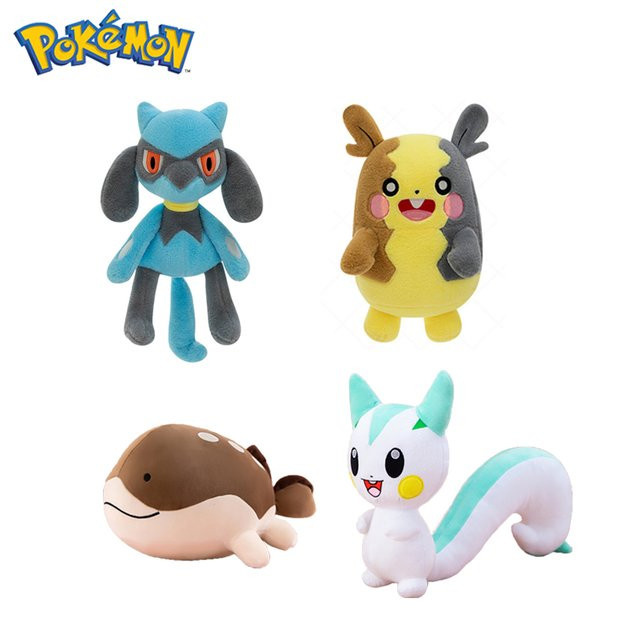 Bandai Pokémon Pachirisu Riolu Morpeko Clodsire Eevee, Plüschtier - Bild 1