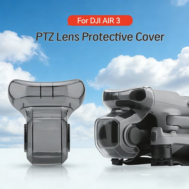 DJI Objektivdeckel und Gimbal-Schutzabdeckung für DJI Air 3 in Schwarz - Bild 1