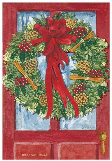 Fresh Scents Duft Sachet Large Red Door Wreath Weihnachtsduft Duftsäckchen multicolour - Bild 1