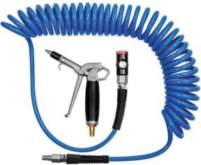 Riegler Typhoon Spiralschlauch-Pistolen-Set in Blau mit PU-Schlauchdurchmesser 10 x 6,5 mm - Bild 1