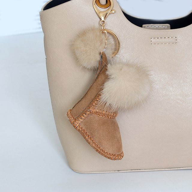 Yogodlns Taschenanhänger Mini-Hausschuhe, Damen - Bild 1