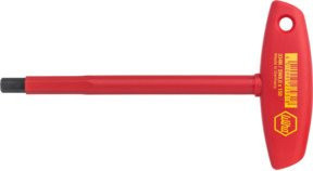 Wiha Stiftschlüssel electric mit Quergriff, Sechskant, Farbe: Rot, 4 mm x 150 mm - Bild 1