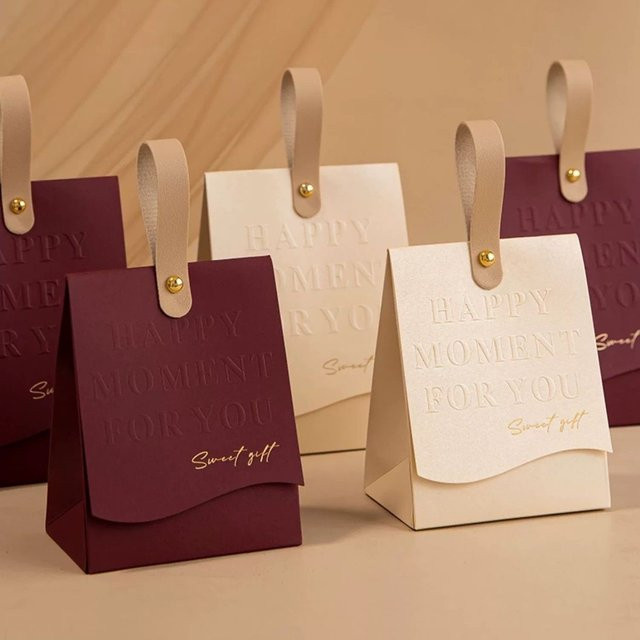10 Stück kreative Geschenkboxen aus Leder und Papier für Hochzeiten und Partys - Bild 1
