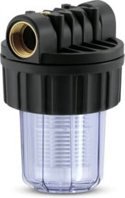 Kärcher Pumpen-Vorfilter aus Kunststoff in Schwarz, Durchmesser: 120 mm, Anschluss: 33,3 mm (G1) - Bild 1