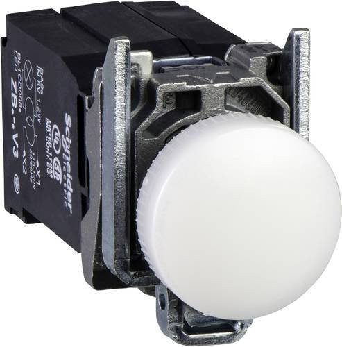 Schneider Electric XB4BV31 Leuchtmelder in Weiß mit Schraubanschluss und Metallgehäuse - Bild 1