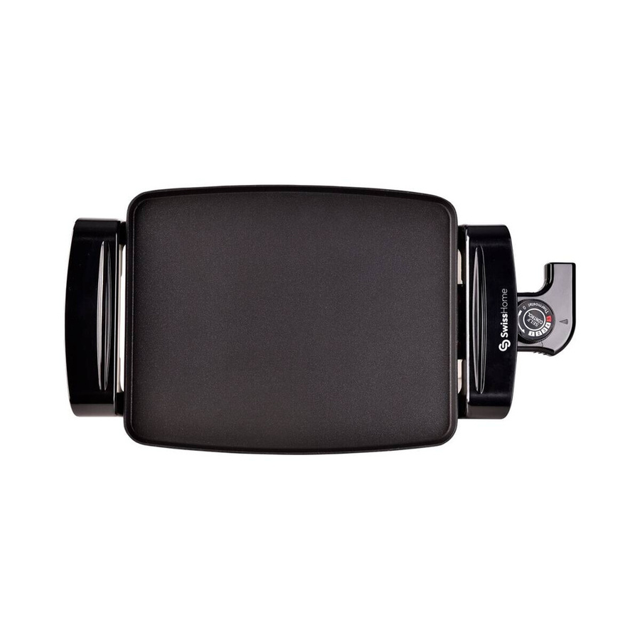 Grillplatte Swiss Home aus Aluminium in Schwarz, B/H/L: 10,2 x 22,8 x 38,6 cm - Bild 2
