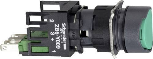 Schneider Electric XB6AA31B Drucktaster Schwarz IP65 B/T/H: 57 x 18 x 18 mm - Bild 1