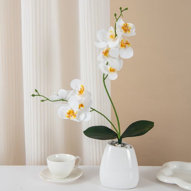 Künstliche Schmetterlings-Orchideen von smr für Tischdekoration und Hochzeiten - Bild 1