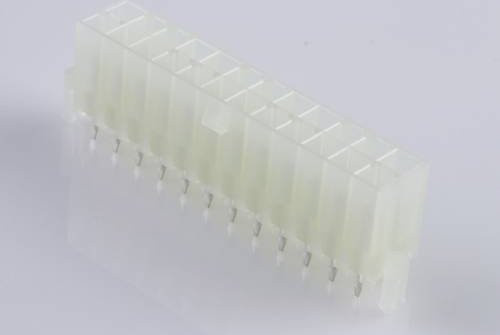 Molex Einbau-Buchsenleiste Standard 24-polig in Weiß mit 4,2 mm Rastermaß - Bild 1