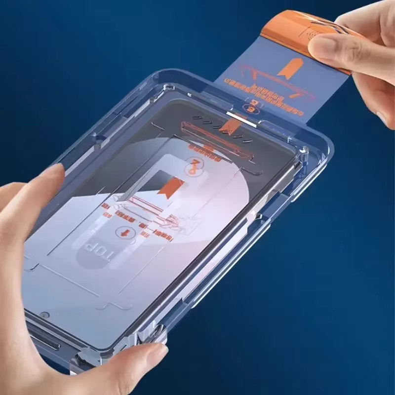 2 Stück Sichtschutz Displayschutzfolie für Samsung Galaxy Z Fold 7, Anti-Spy HD Klare Gehärtete Glas-Schutzfolie mit Kameraschutz, Transparent - Bild 5