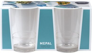 Mepal Flow Kunststoffgläser transparent, 2er Set, 200 ml - Bild 1