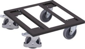 Cordes Kistenroller anthrazitgrau B/T/H: 50,0 x 50,0 x 17,0 cm - Bild 1