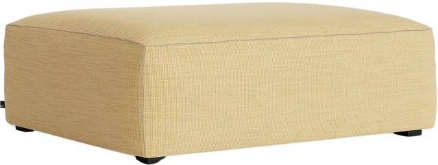 HAY Mags Soft Ottoman Small Polsterhocker in Gelb mit minimalistischem Design - Bild 1